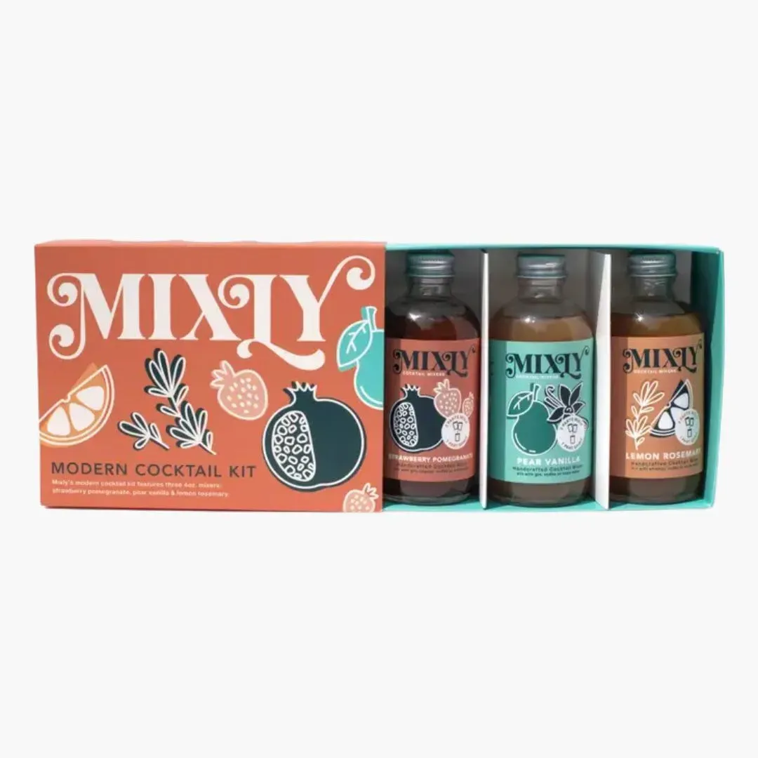 Modern Cocktail Mixer Set | Non Alcoholic Cocktail or Mocktail Mixer Gift Kit
