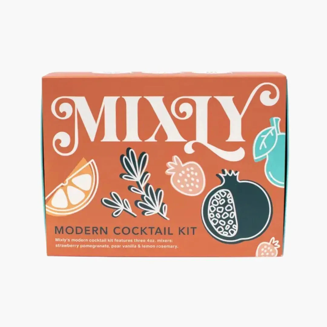 Modern Cocktail Mixer Set | Non Alcoholic Cocktail or Mocktail Mixer Gift Kit
