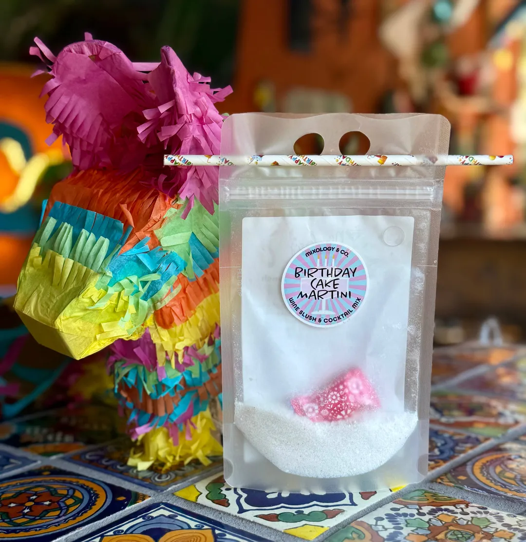 Birthday Cake Martini Slush Pouch | Non-Alcoholic Beverage