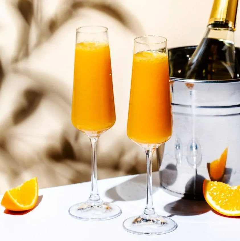 Mimosa Splash | slushie | non-alcoholic beverages | cocktail variant