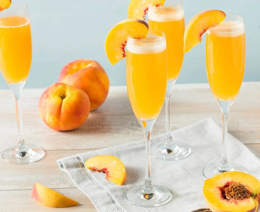 Peach Bellini Champagne Cocktail Mix Powder Slushie Pouch 