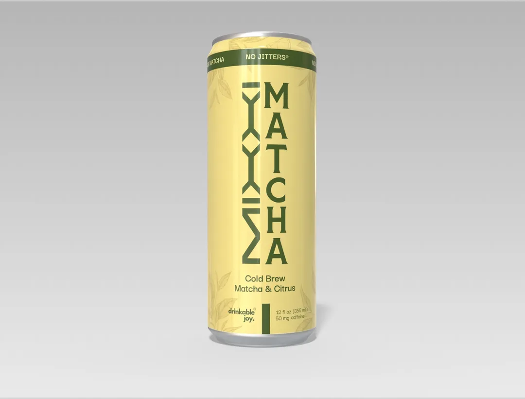 Cold Brew Matcha & Citrus Beverage, 12 oz Can - 12 Pack