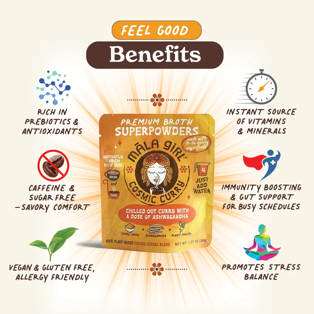 Superfood Broth Powder + Instant Soup Base w/ Ashwagandha