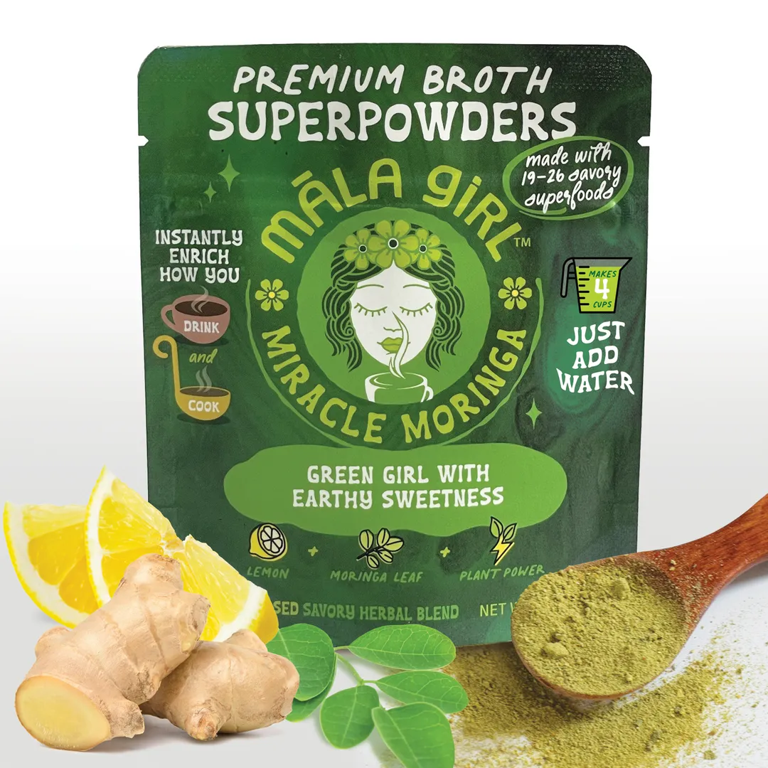Superfood Broth Powder + Instant Soup Base with Moringa