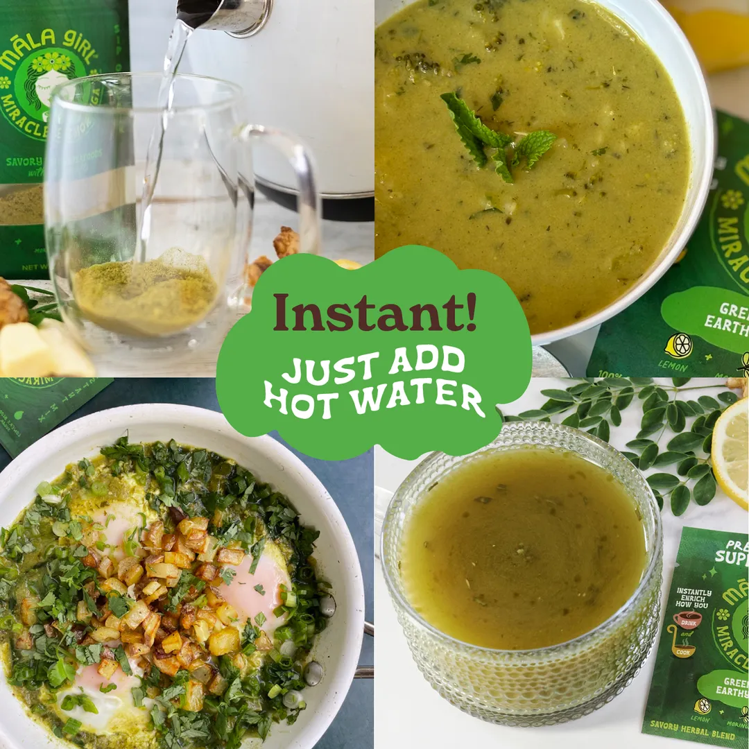 Superfood Broth Powder + Instant Soup Base with Moringa