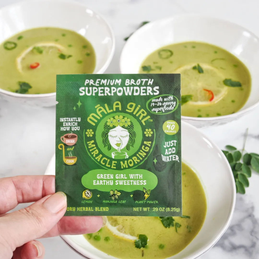 Superfood Broth Powder + Instant Soup Base with Moringa