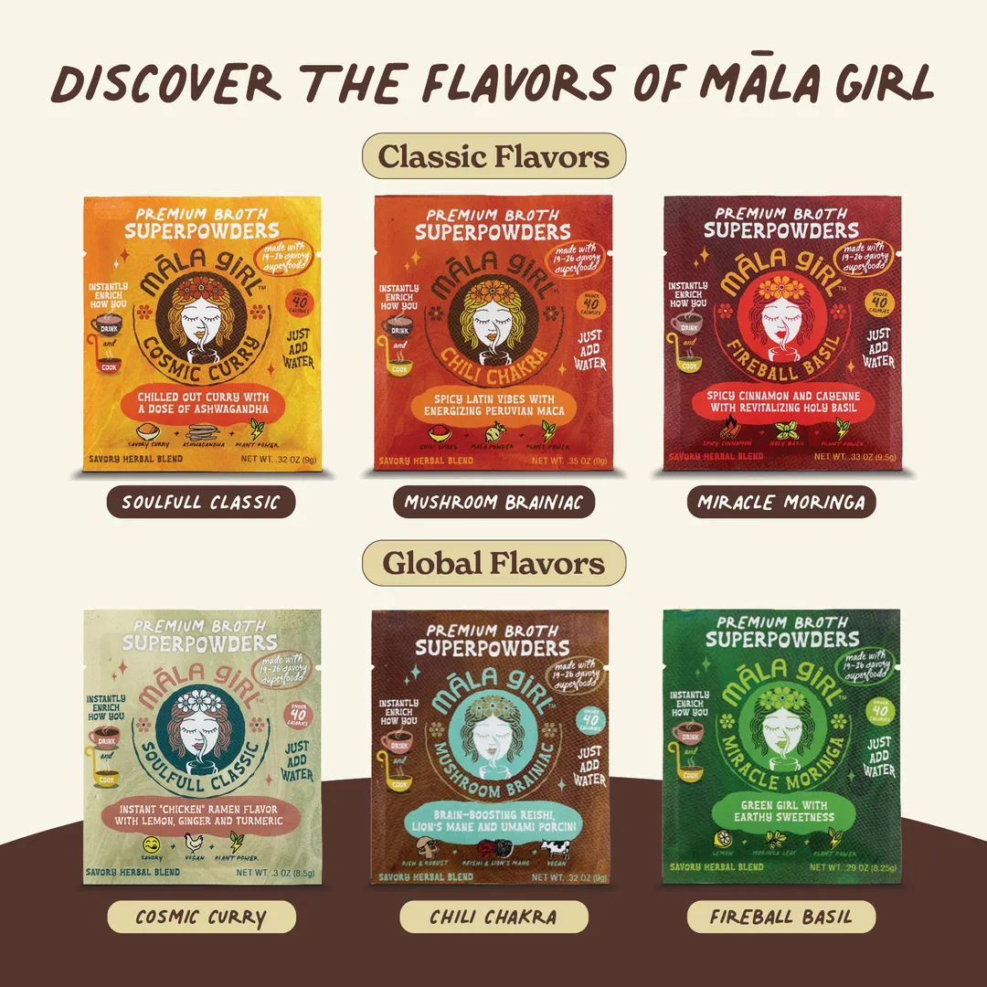 Superfood Broth Powder + Instant Soup Base with Moringa