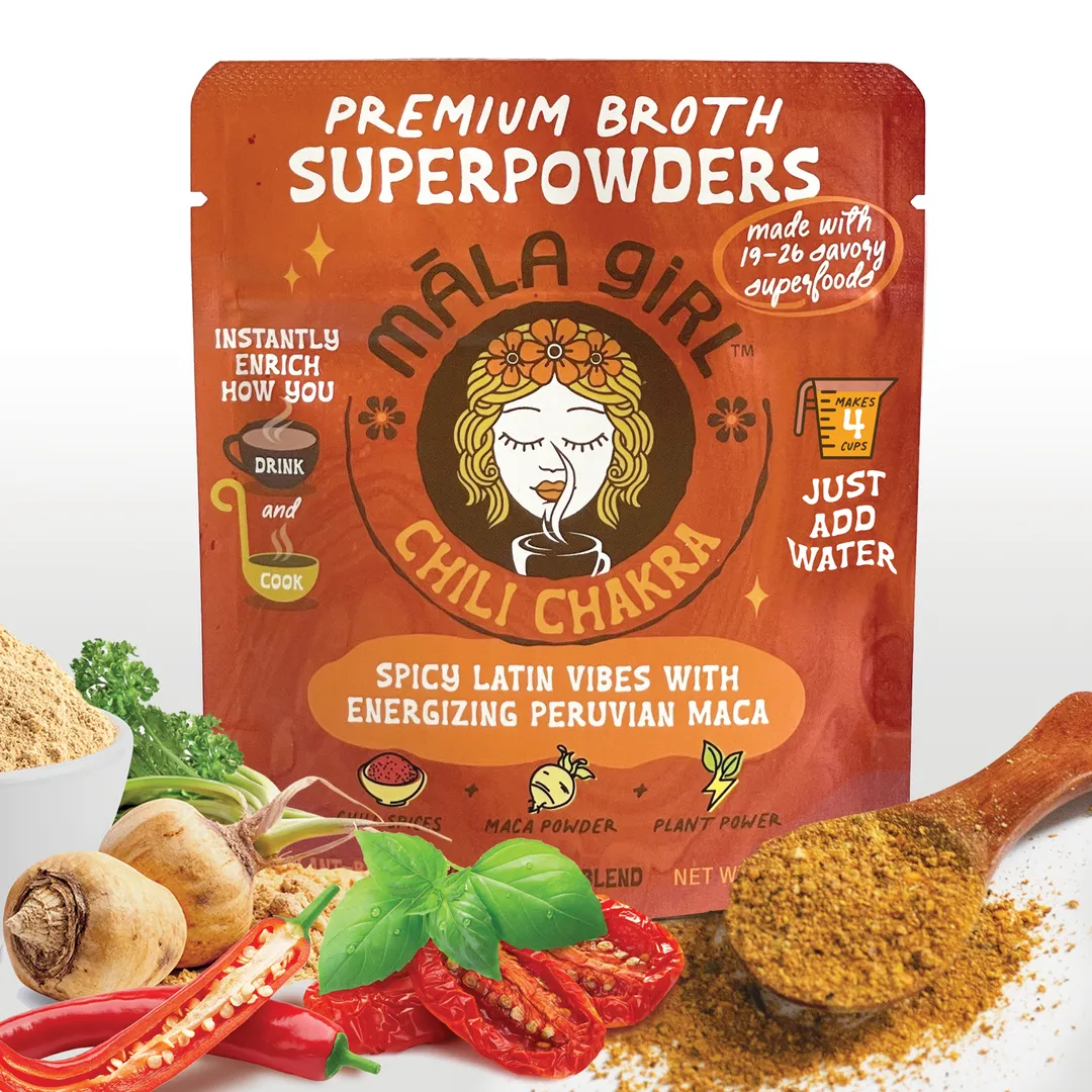 Superfood Broth Powder + Instant Soup Base w/ Peruvian Maca