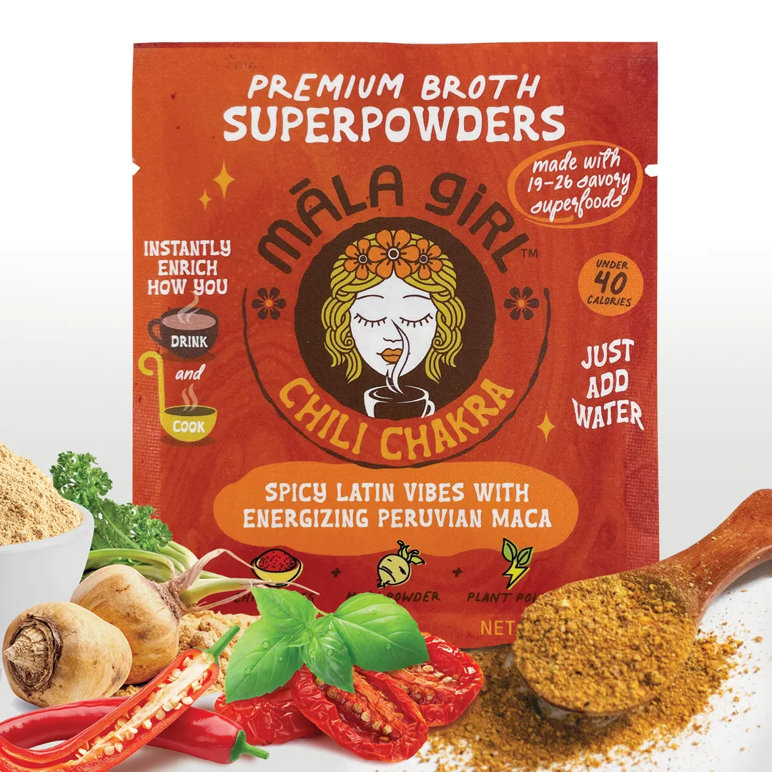 Superfood Broth Powder + Instant Soup Base w/ Peruvian Maca