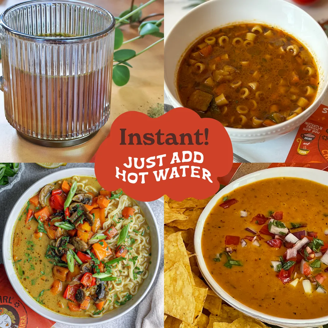 Superfood Broth Powder + Instant Soup Base w/ Peruvian Maca