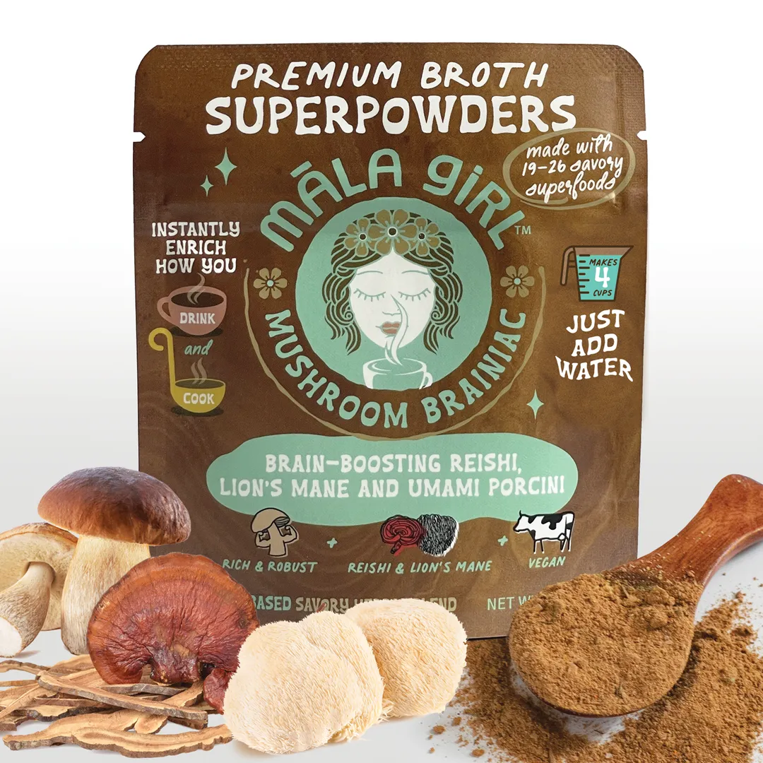 Superfood Instant Broth Powder w/ Reishi and Lions Mane
