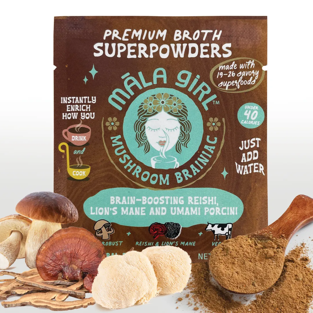 Superfood Instant Broth Powder w/ Reishi and Lions Mane