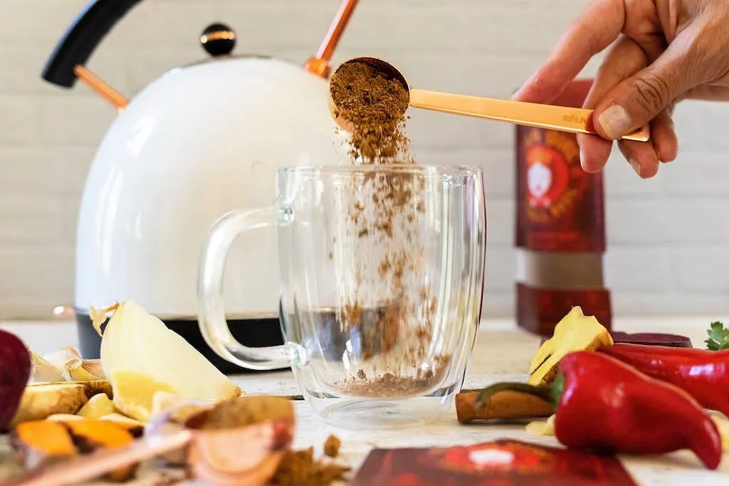 Superfood Instant Broth Powder w/ Spicy Cinnamon+Holy Basil
