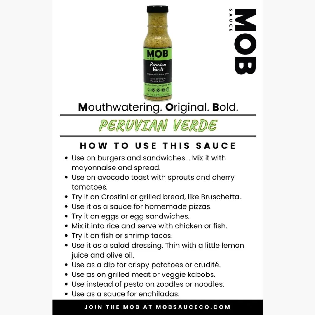 Mob Peruvian Verde Sauce