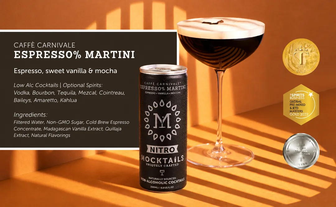 NITRO Mocktails Espress0% Martini 4-Pack