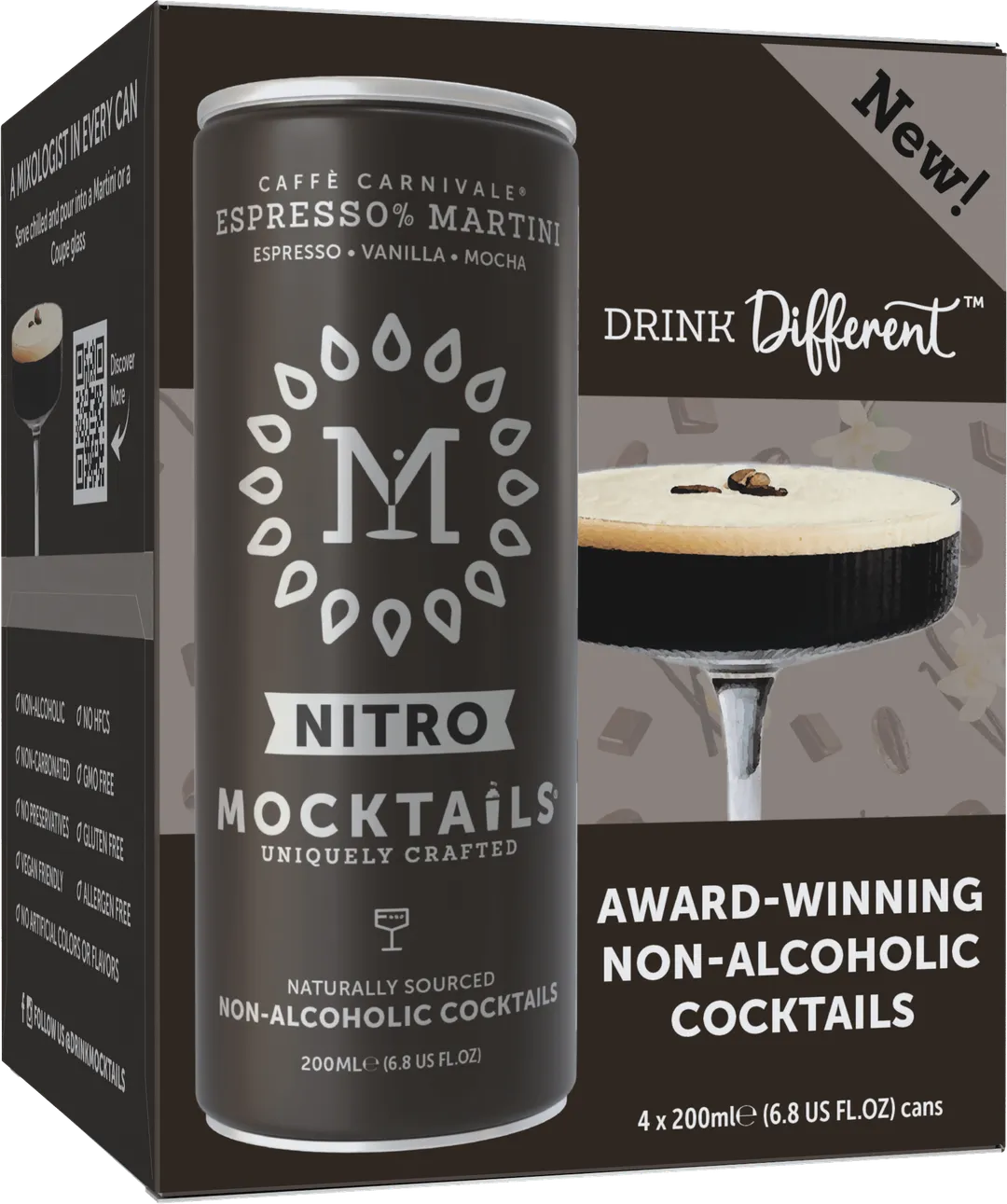 NITRO Mocktails Espress0% Martini 4-Pack