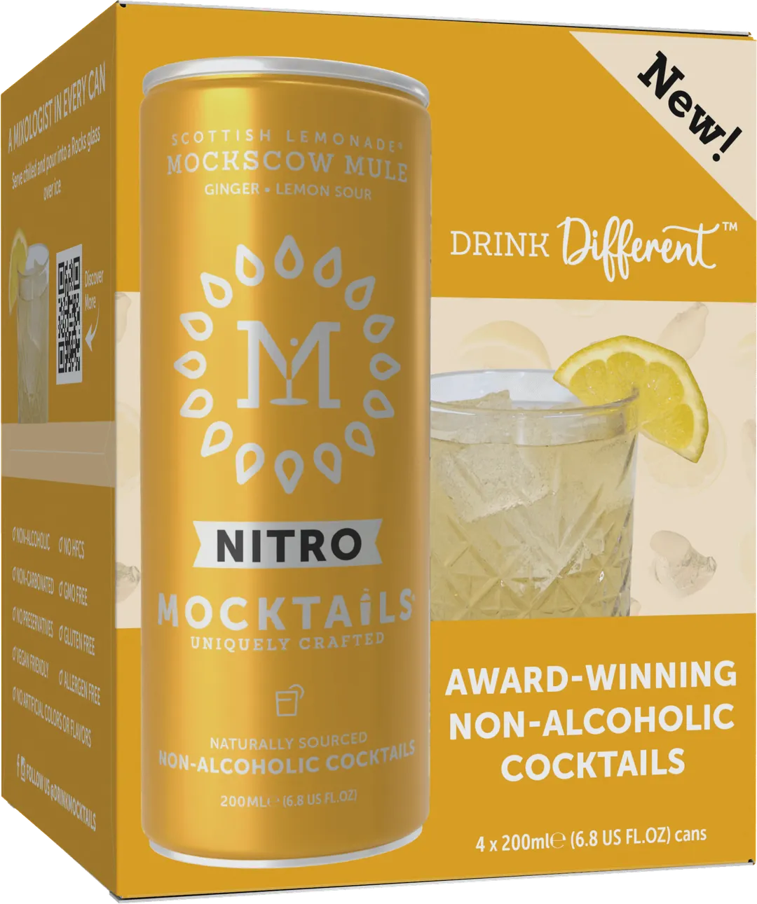 NITRO Mocktails Mockscow Mule 4-Pack
