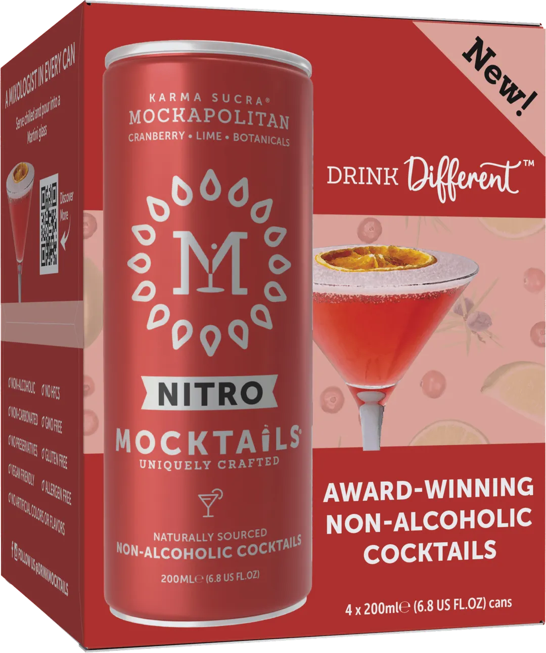 NITRO Mocktails Mockapolitan 4-Pack