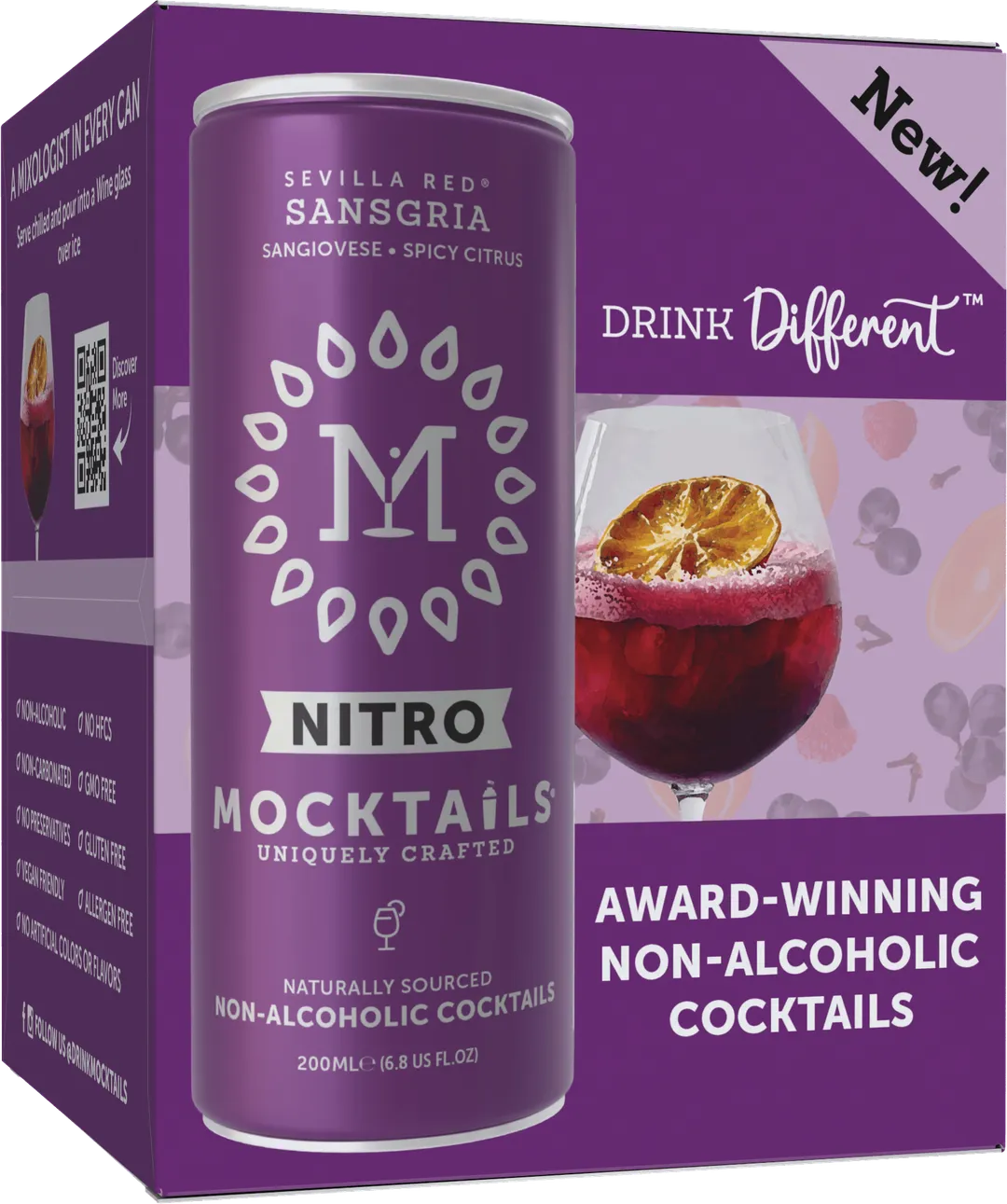 NITRO Mocktails Sansgria 4-Pack
