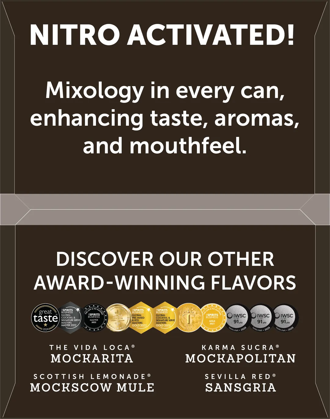 NITRO Mocktails Espress0% Martini 4-Pack