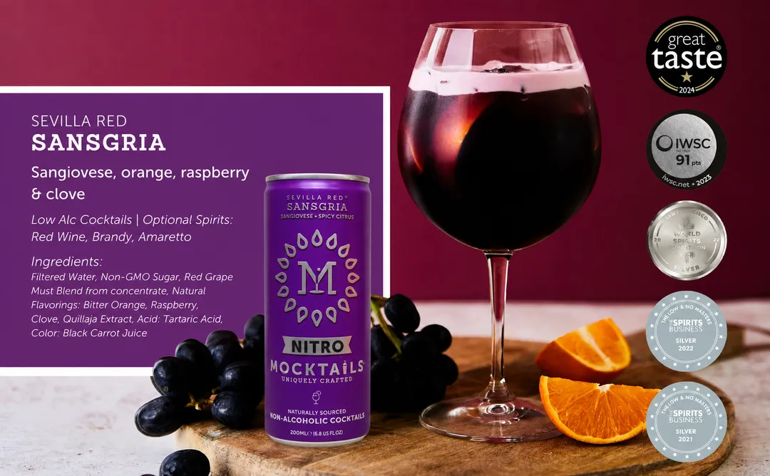 NITRO Mocktails Sansgria 4-Pack