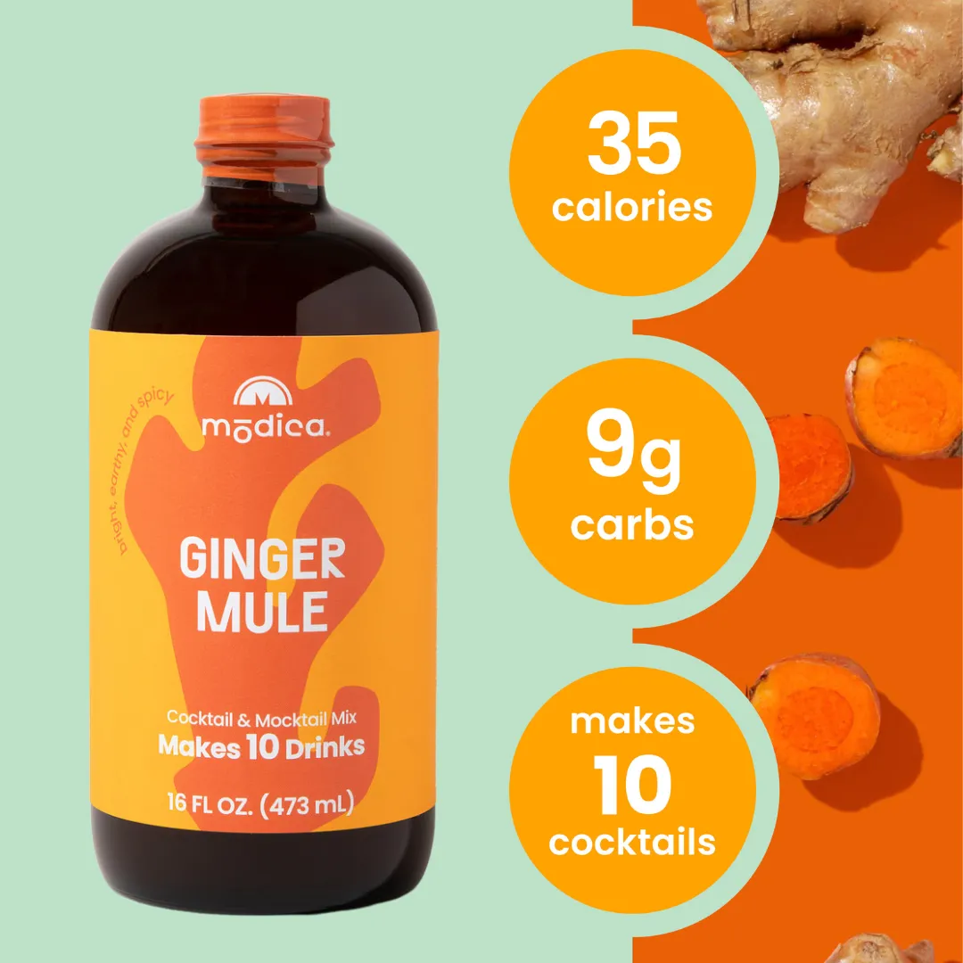 Ginger Mule Cocktail + Mocktail Mix | Premium, Award-Winning, Mixologist-Crafted