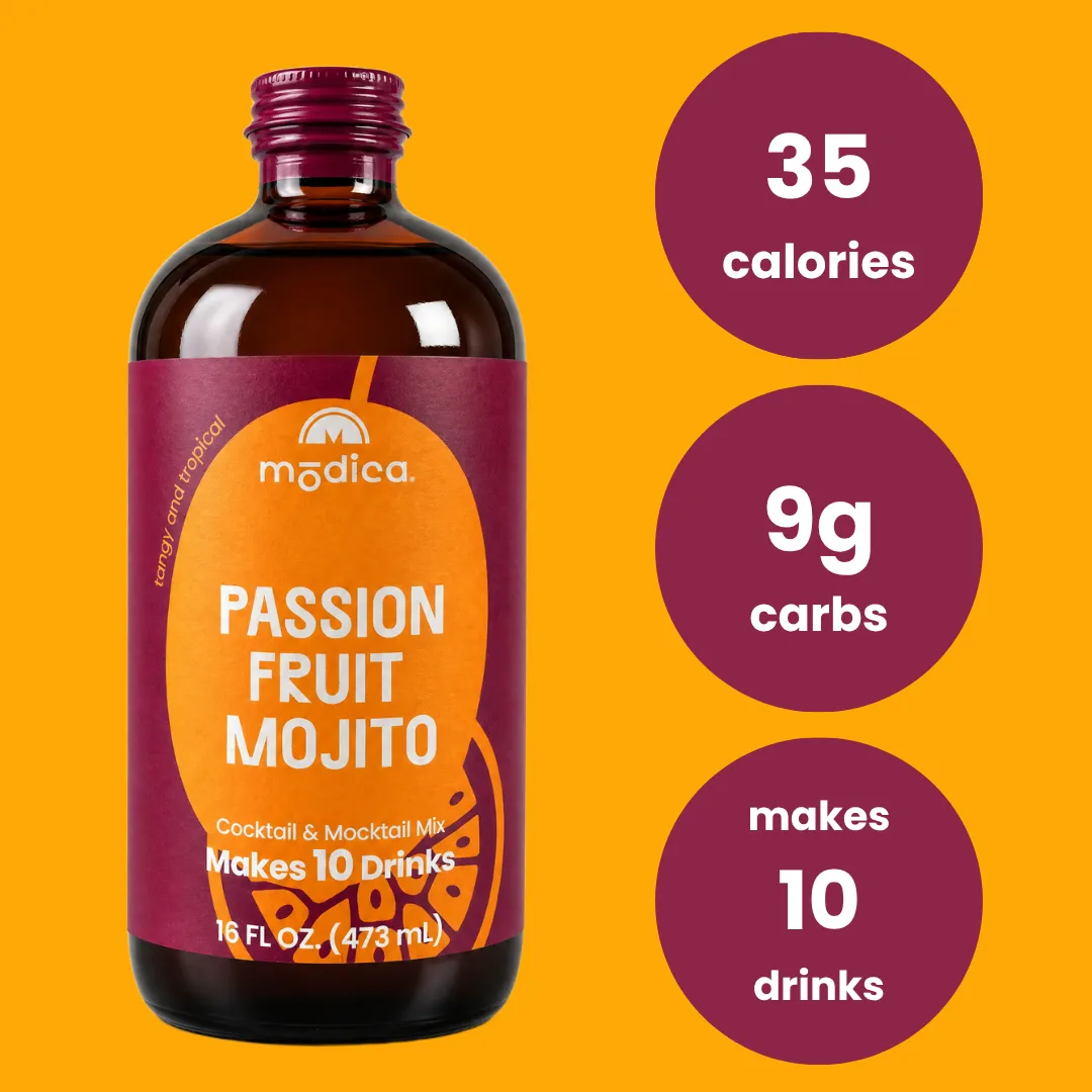 Passionfruit Mojito Cocktail + Mocktail Mix | Premium, Award-Winning, Mixologist-Crafted