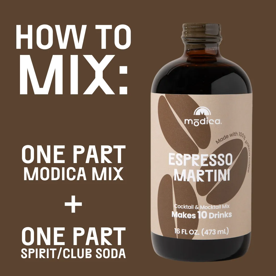 Espresso Martini Cocktail + Mocktail Mix | Premium, Award-Winning, Mixologist-Crafted