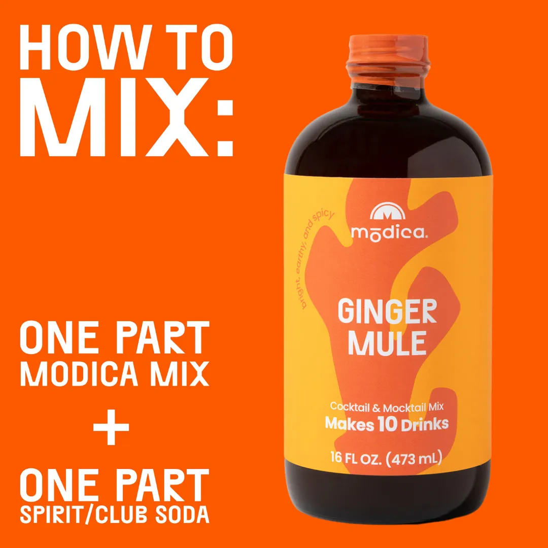 Ginger Mule Cocktail + Mocktail Mix | Premium, Award-Winning, Mixologist-Crafted