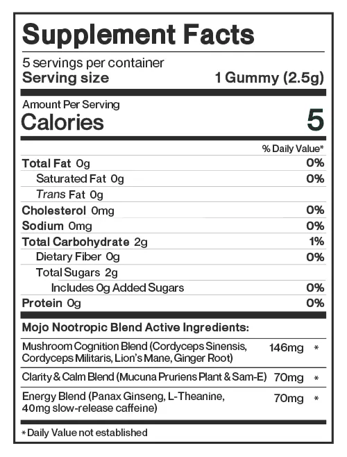 	Brain Boosting Gummies, Regular Strength, Blueberry Lavender – 5pk