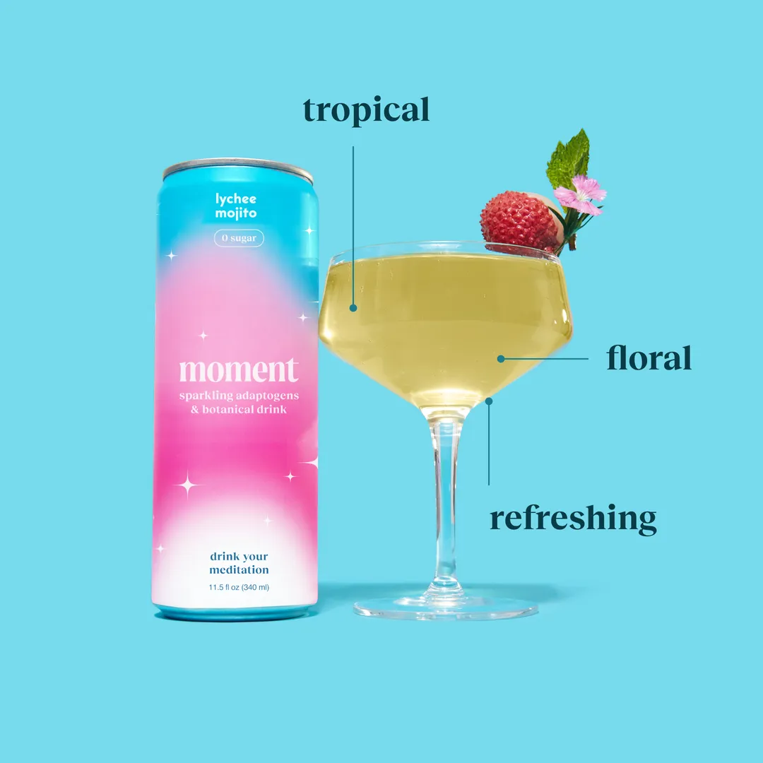 Sparkling Lychee Mojito Botanical Water 12-pack 