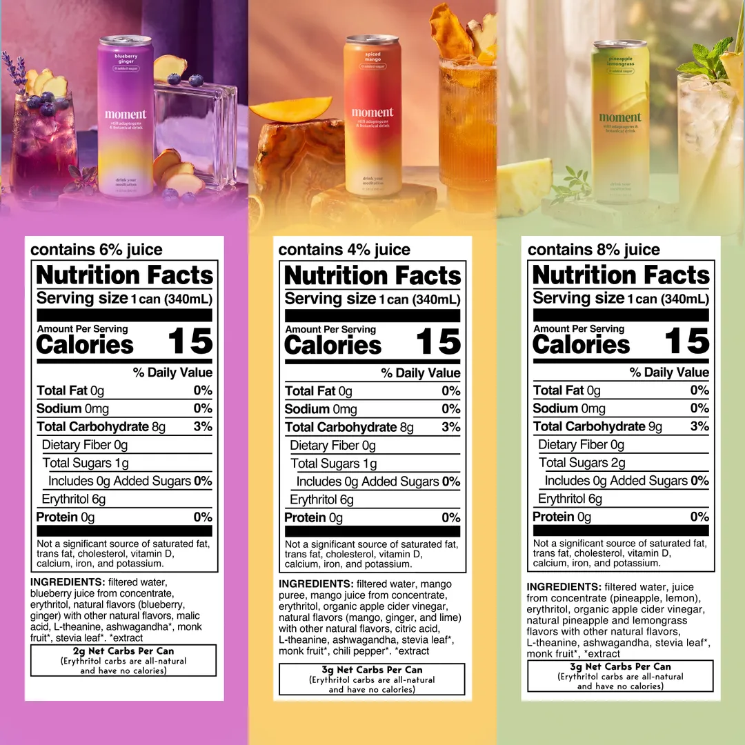 Moment Still & Sparkling Mixed Variety 18-pack