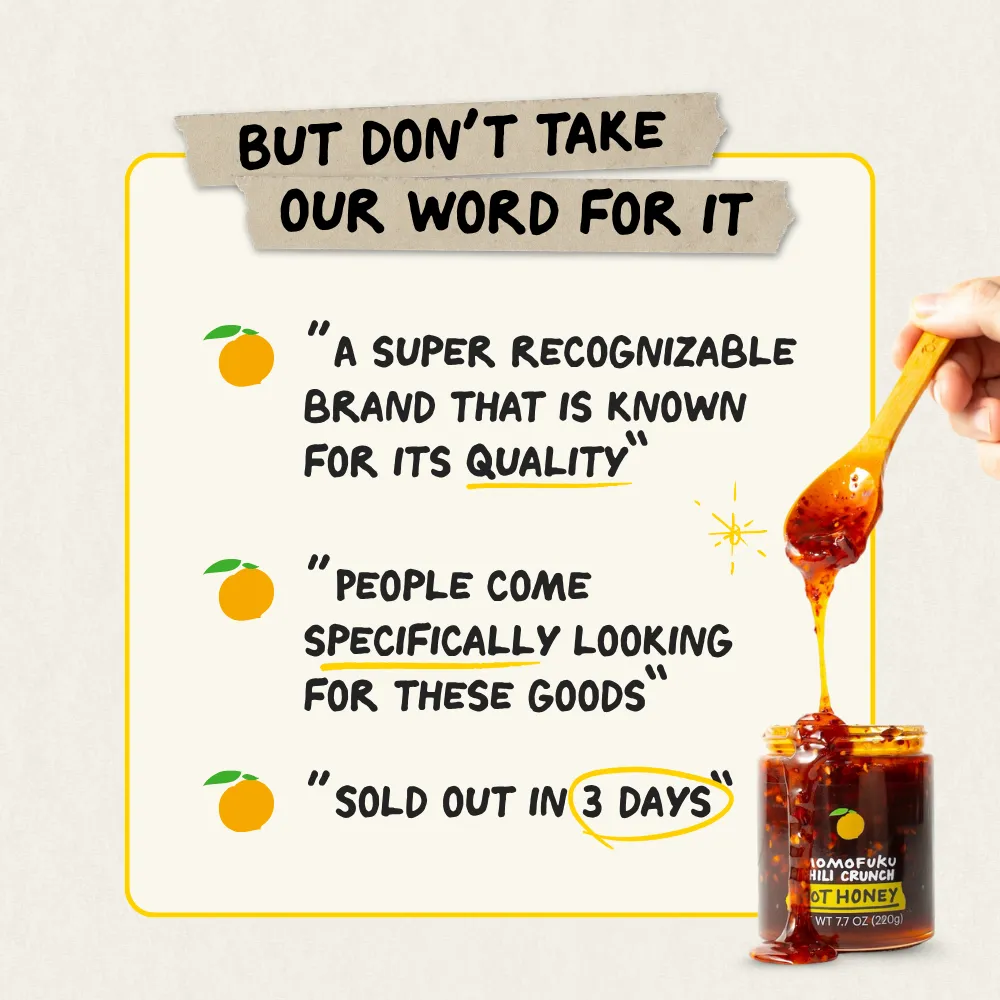 Chili Crunch Hot Honey | Spicy Honey | Condiment |  Gift