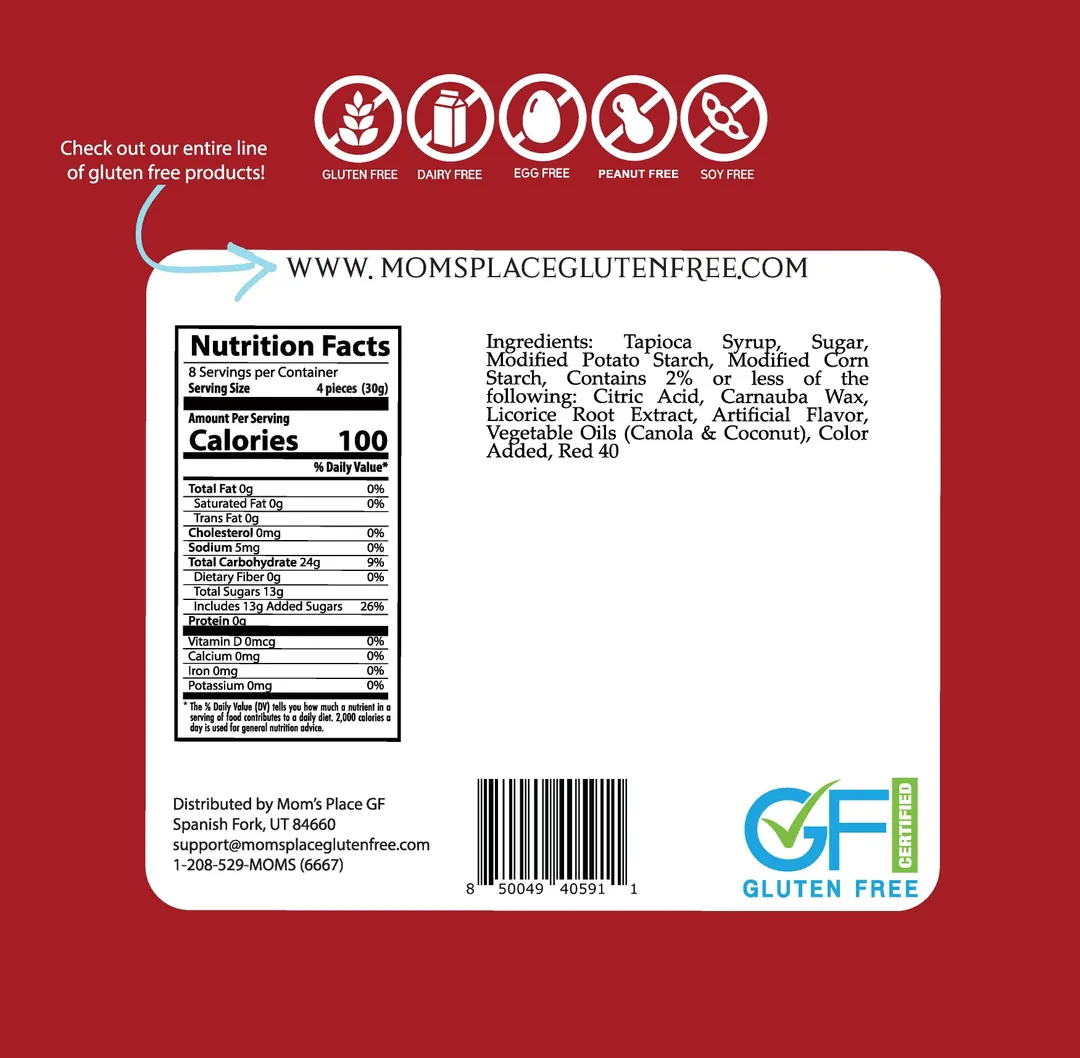Gluten-Free Red Licorice