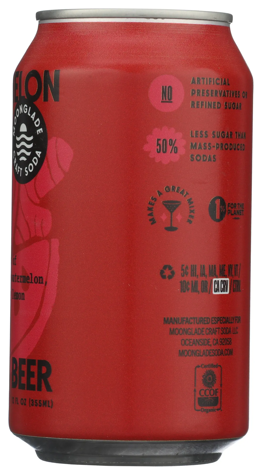 Moonglade Watermelon Ginger Beer