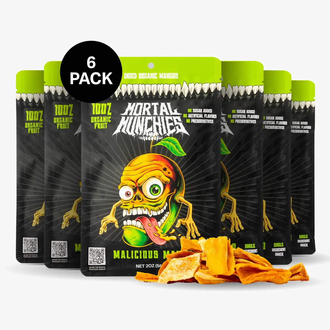 Malicious Mango - Natural Dried Fruit (6-Pack)