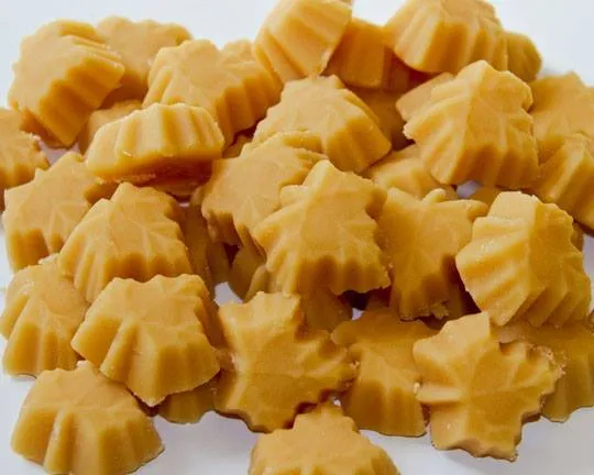 Half Pound Box Organic Pure Vermont Maple Sugar Candy