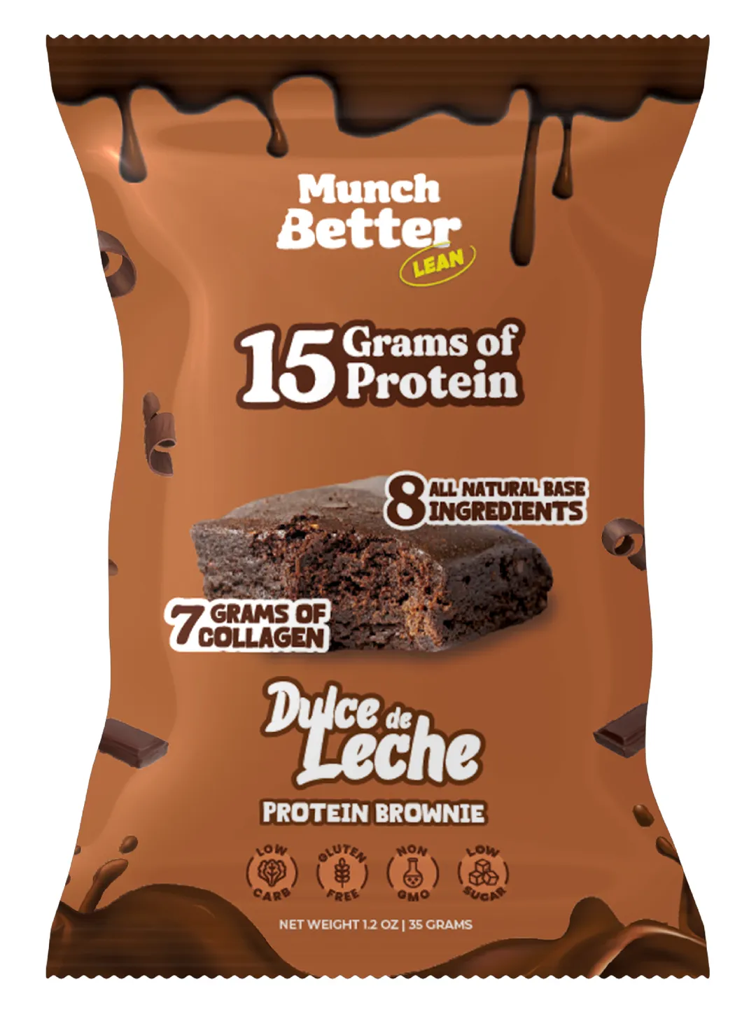 Lean - Dulce de Leche - Munch Better Protein Brownie