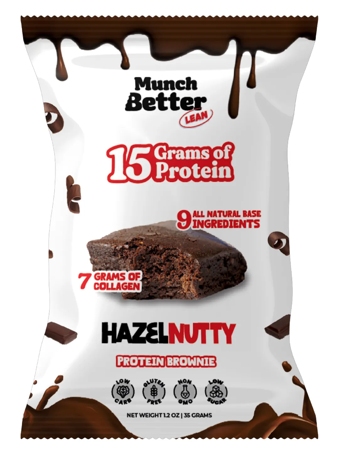 Lean - Hazelnutty - Munch Better Protein Brownie