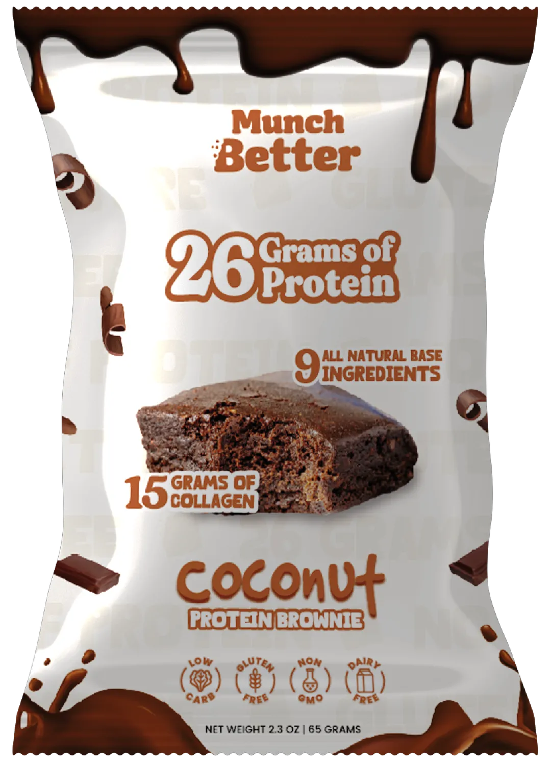 Hazelnut - Munch Better Protein Brownie