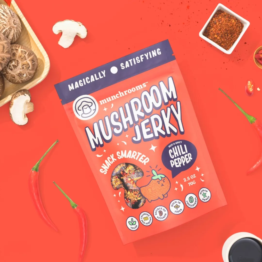 Hot + Spicy Chili Pepper Munchrooms