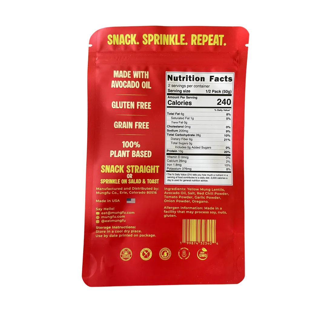 Peri Peri Mung Crunch | Crispy High-Protein Lentil Snack