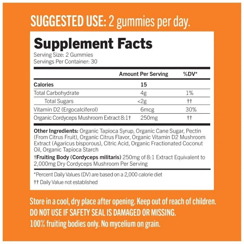 Organic Cordyceps Gummies
