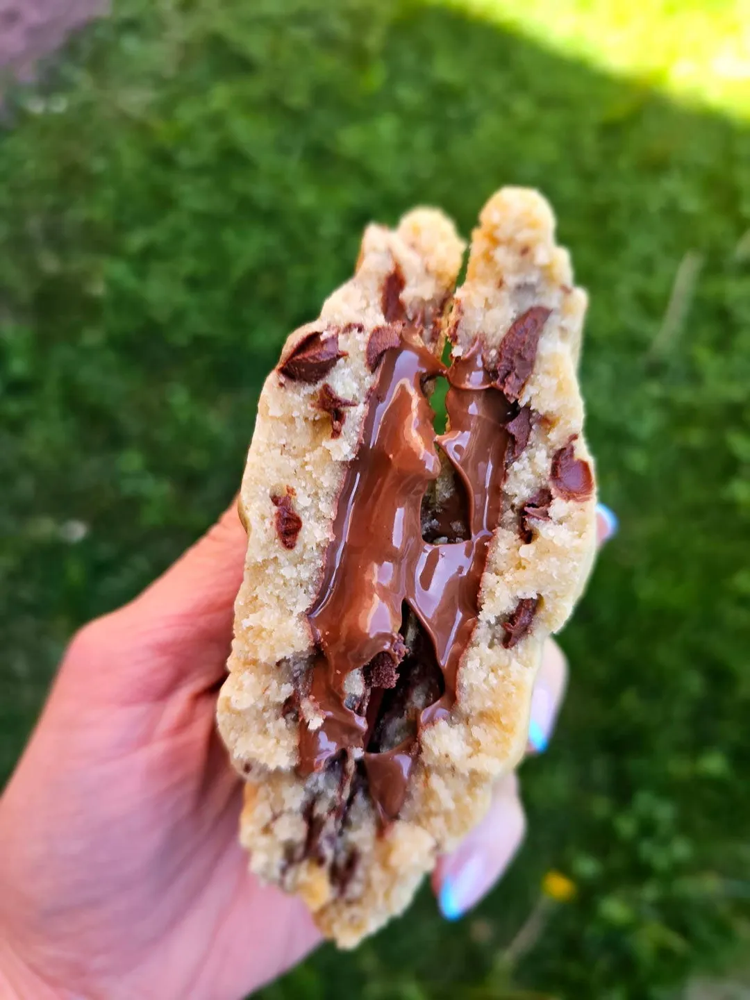 STUFFED Hazelnut Cream Cookie
