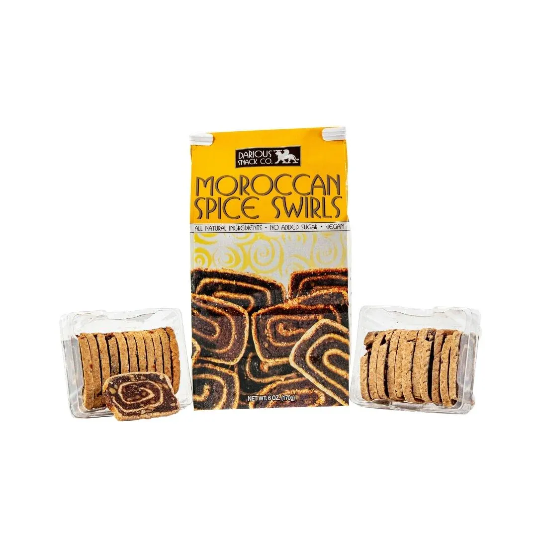 Moroccan Spice Swirls Vegan, Plant-based (6-Pack)