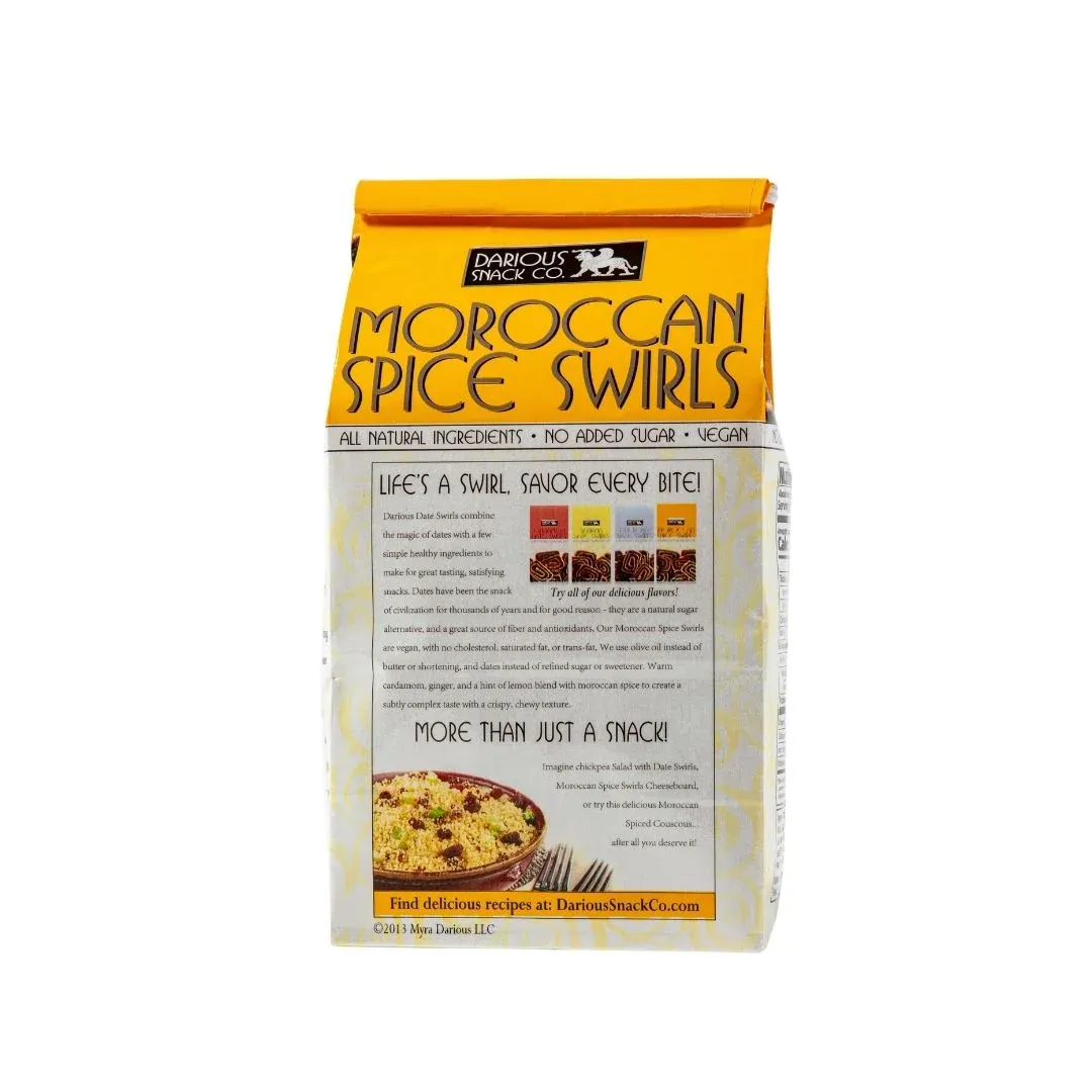 Moroccan Spice Swirls Vegan, Plant-based (6-Pack)