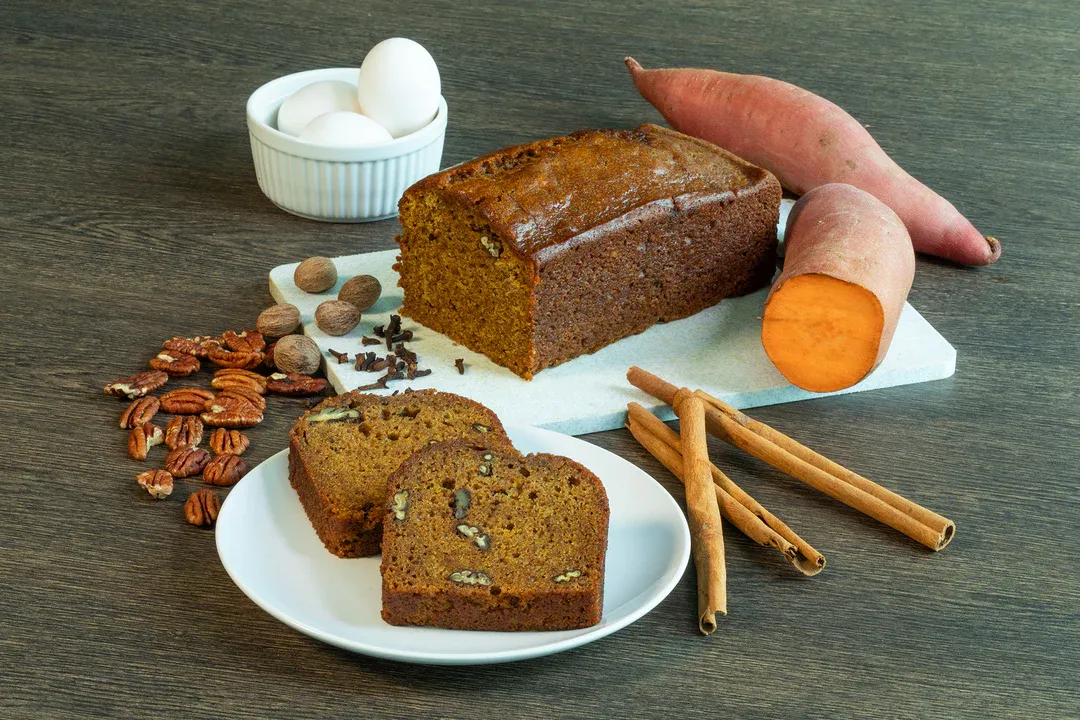 Sweet Potato Pecan Bread Slice – Grab&Go Snacks