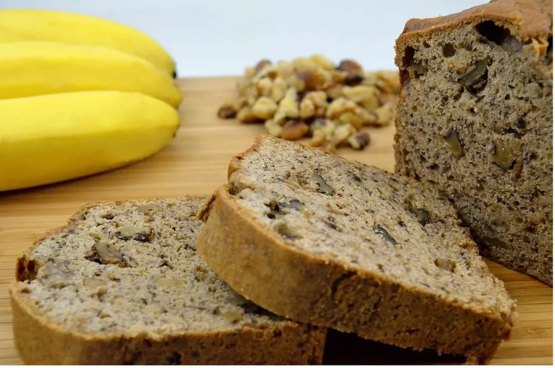 Bread Banana Walnut Slice Individually Wrapped