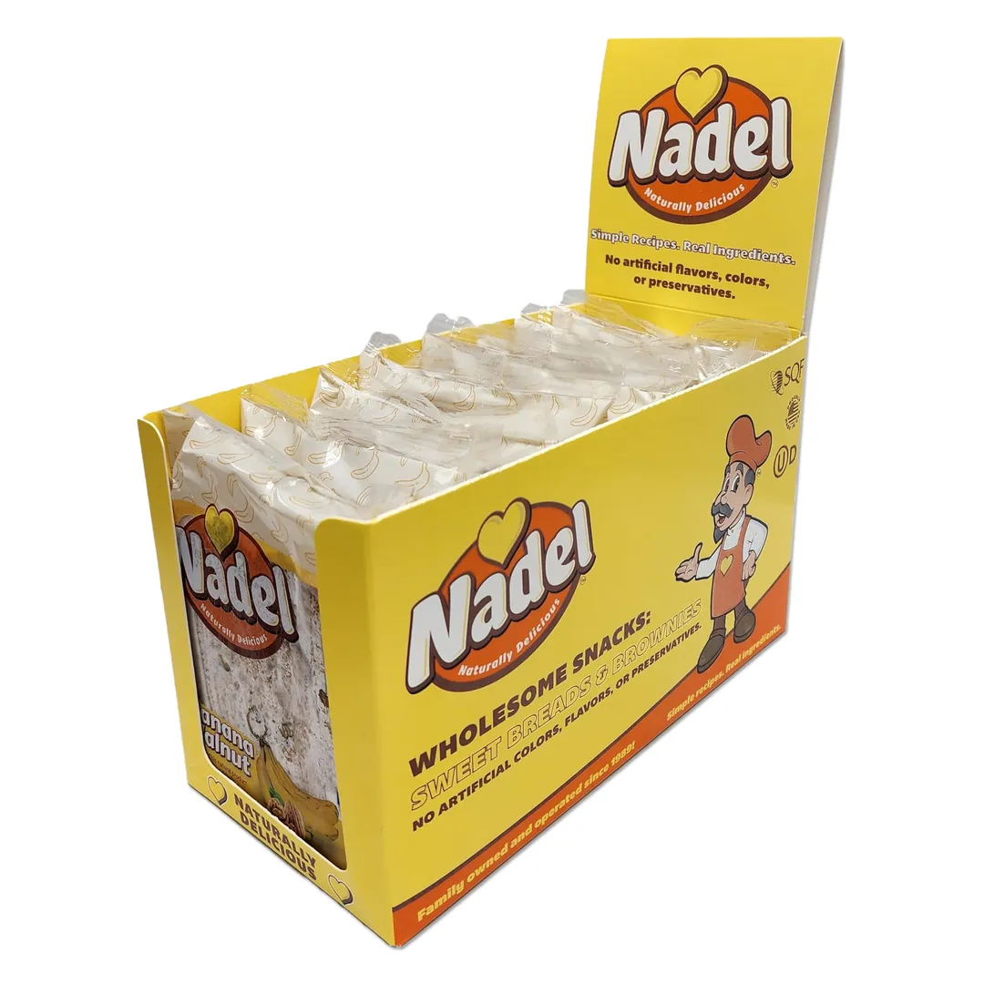 Bread Banana Walnut Slice Individually Wrapped