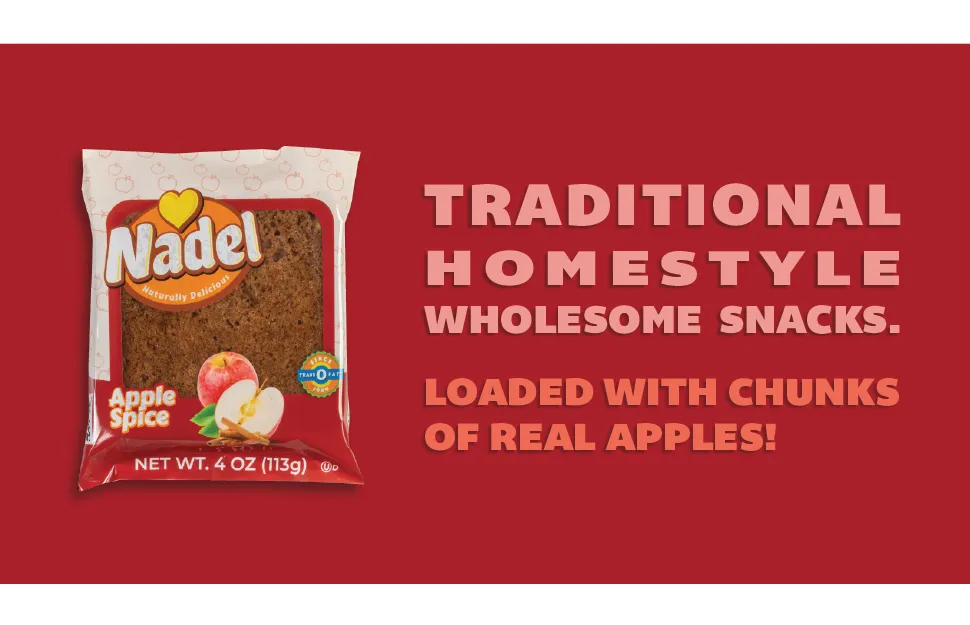 Bread Apple Spice Slice Individually Wrapped